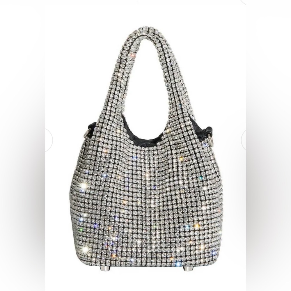 Melie Bianco Thea‎ small Crystal small top handle bag